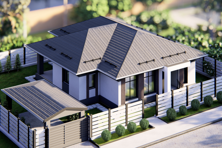 Одноэтажный дом для флиппинга