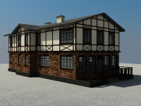 Эскизный проект загородного дома