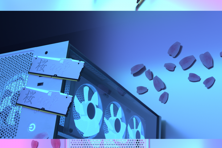 SAKURA STYLE RAM разработка 3D модели оперативной памяти