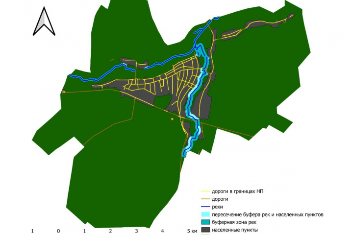 Карта-схема населенного пункта
