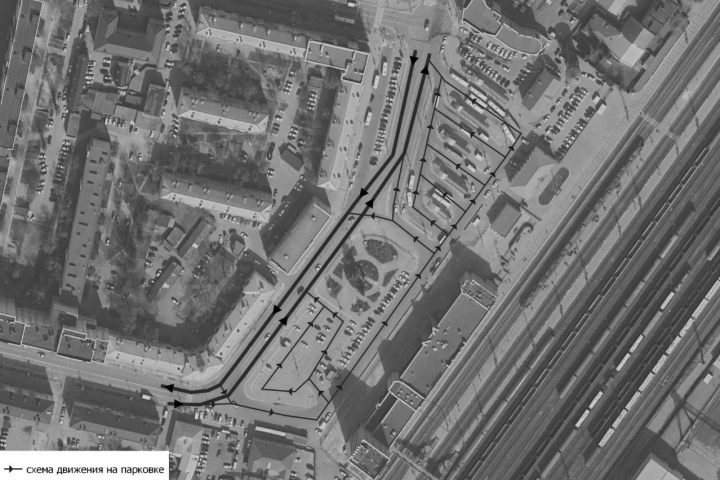 Схема движения транспорта в городе