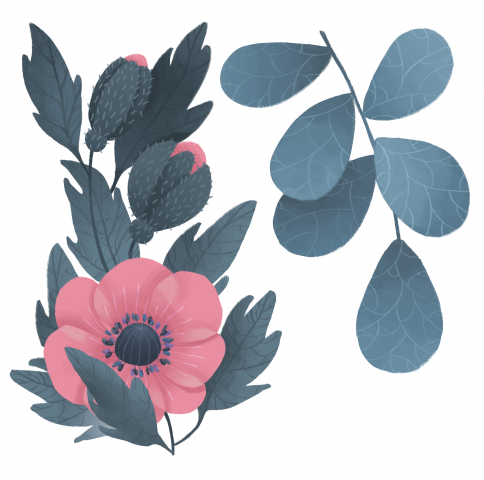 стилизация цветов