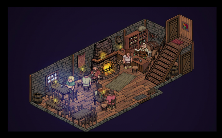 Таверна внутри