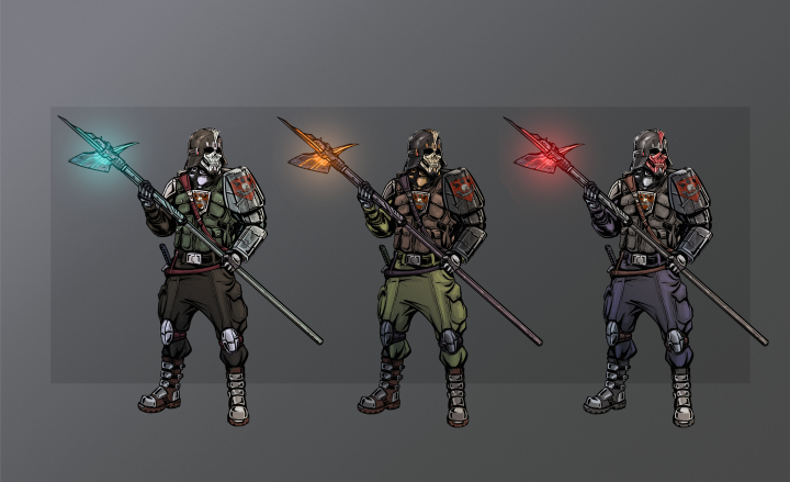 Алебардист. Концепт