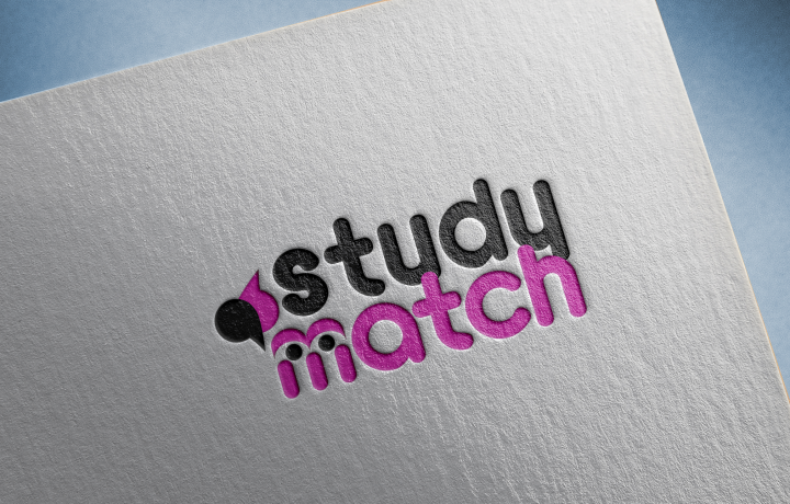 логотип "StudyMatch" для digital marketing