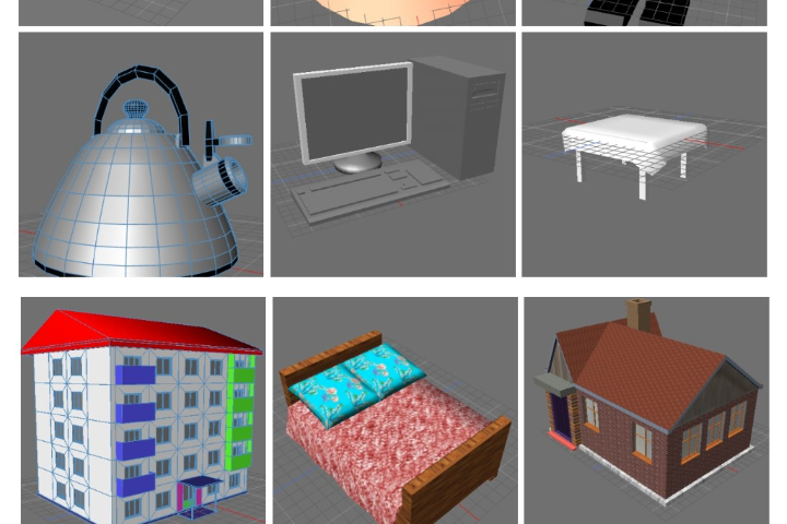 Примеры моих работ по 3D моделированию