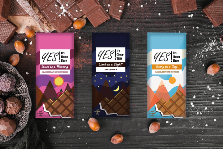 Дизайн упаковки шоколада