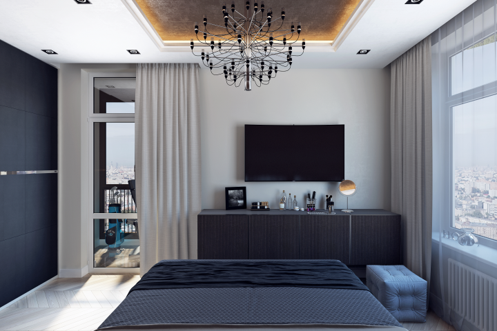 спальня ЖК Золотая Гавань