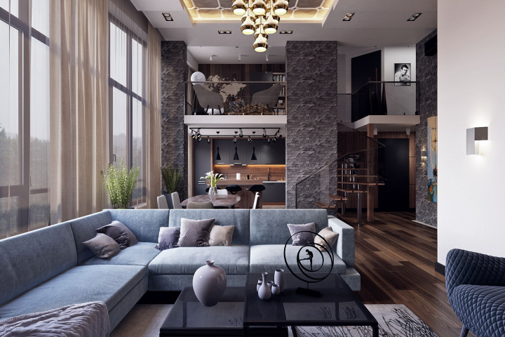гостиная ЖК Садовые кварталы