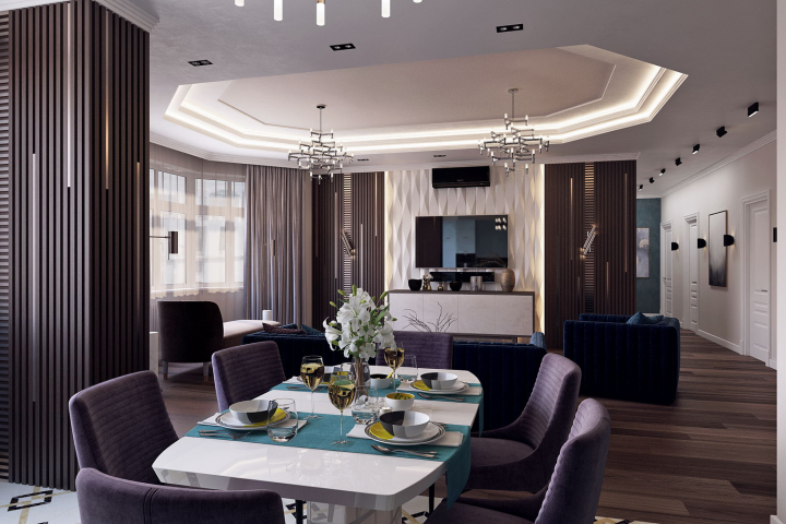 гостиная-кухня ЖК Небо