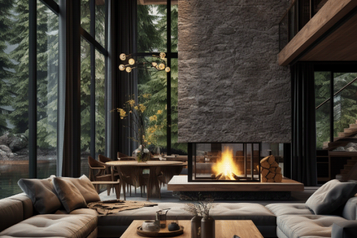 Интерьер загородного дома