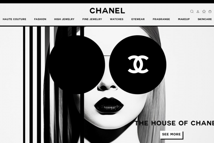 Редизай сайта Шанель