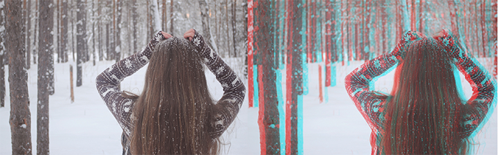 Эффект "Анаглиф"