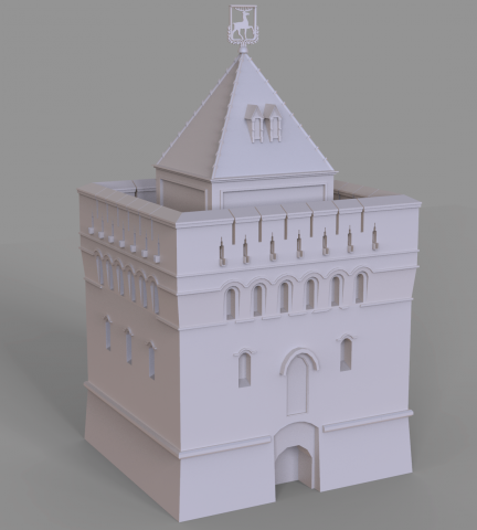 Tower (Dmitriv Tower of the Nizhny Novgorod Kremlin )