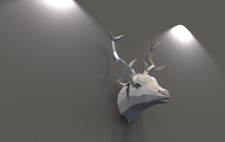 Deer( paper work )