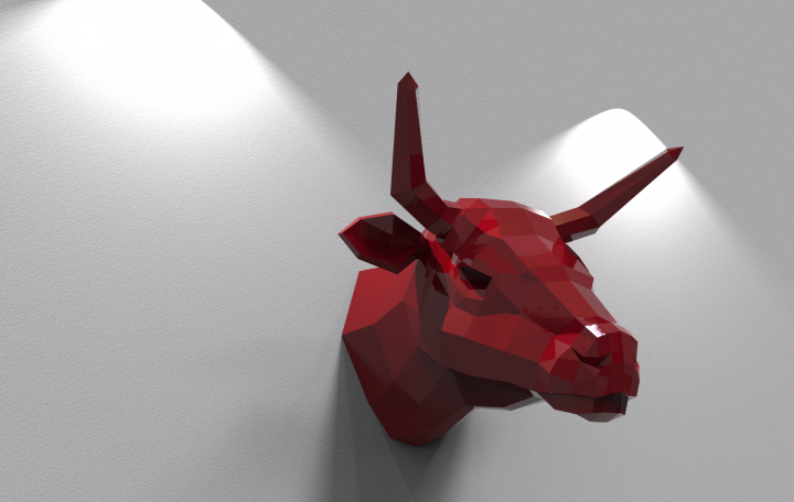 Bull (paper work)