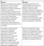 Consulting, conflict situations, conflict resolution