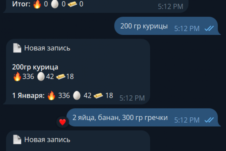 Бот-диетолог