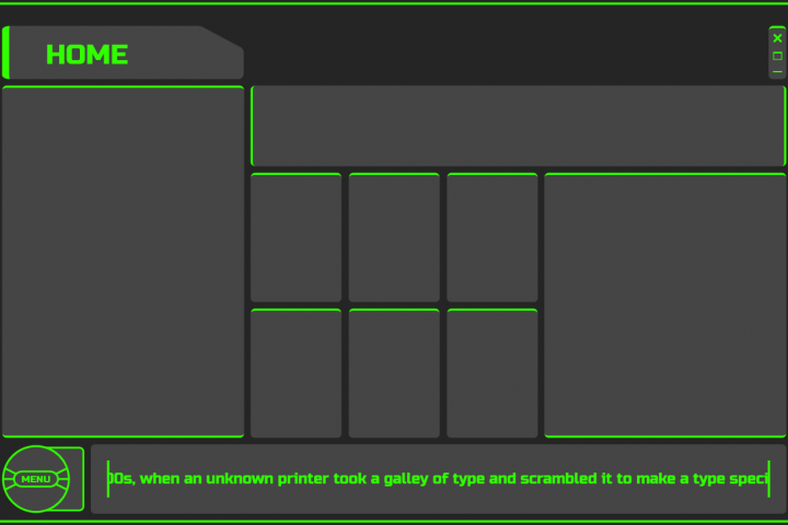 Дизайн Меню с Анимациями