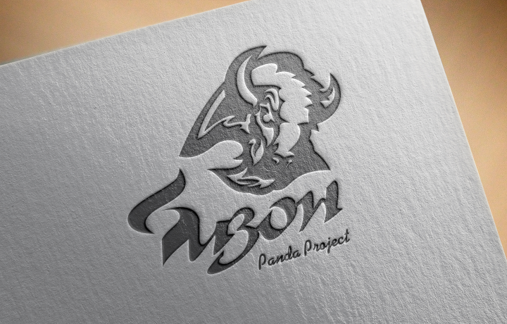 Логотип для стейк-бара "Бизон"