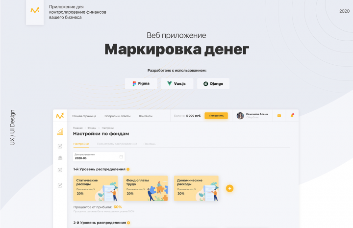 Веб приложение "Маркировка денег"