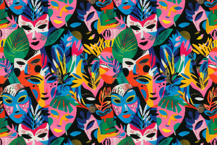 бесшовный принт для материи