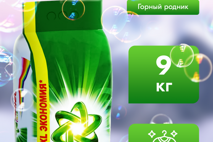 Инфографика "Стиральный порошок"