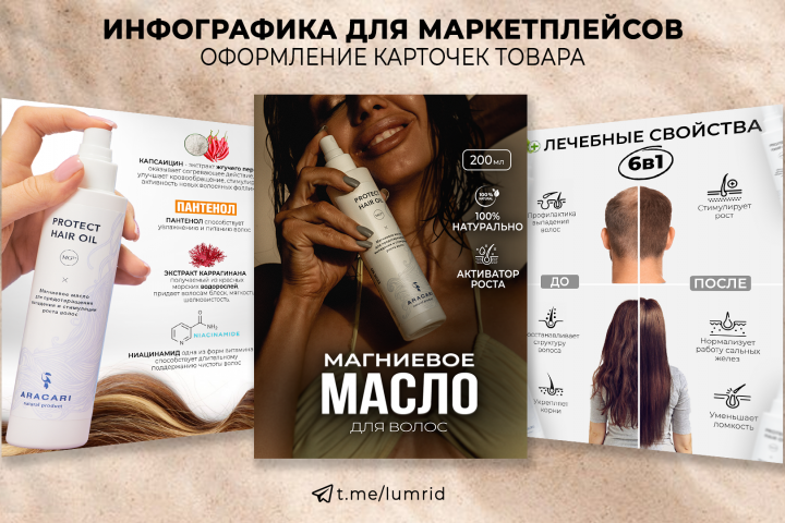 Инфографика для карточки товара Wildberries