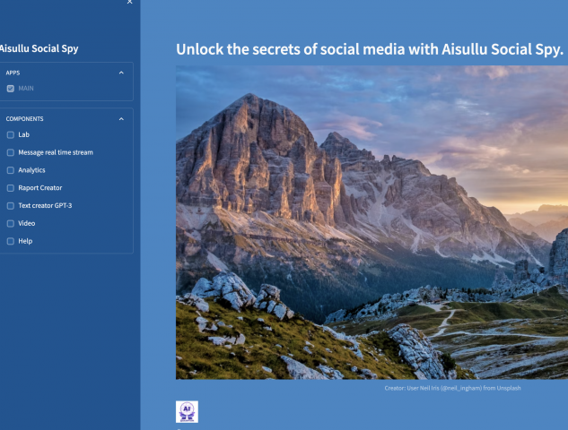 Инструмент анализа социальных медиа в режиме реального времени,