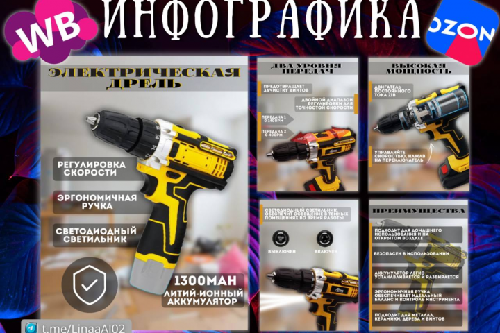 Инфографика для маркетплейсов