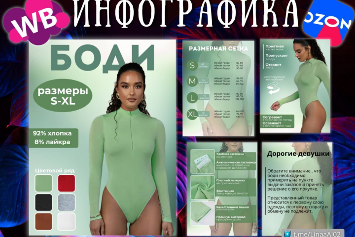 Инфографика для маркетплейсов