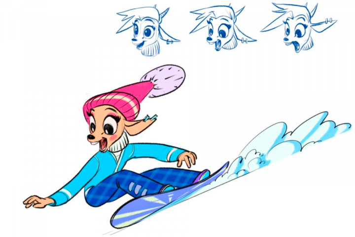 Косуля для сериала "Ну, Погоди!"