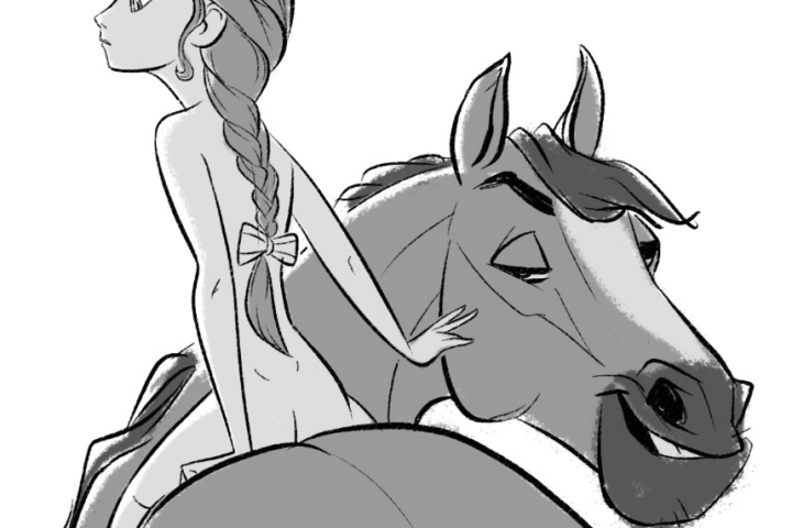 Фан-арт к сериалу "Спирит, душа прерий"