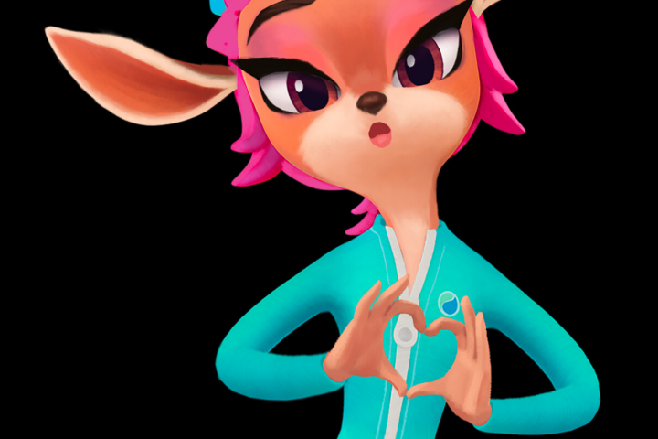 Косуля для сериала "Ну, Погоди!"