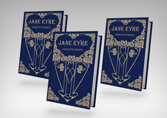 Обложка книги в стиле «Модерн»