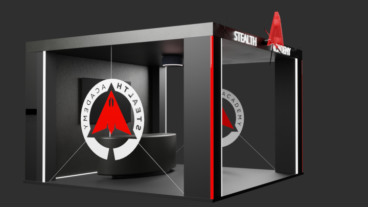 Стенд для компании "Stealth Academy"