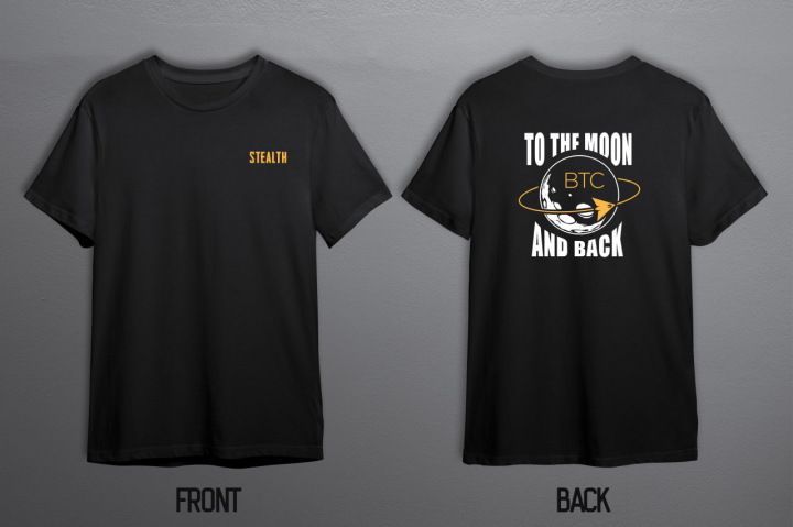 Футболка "SA To the moon and back yellow"