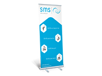 Ролл-ап для компании SMS Pro Group