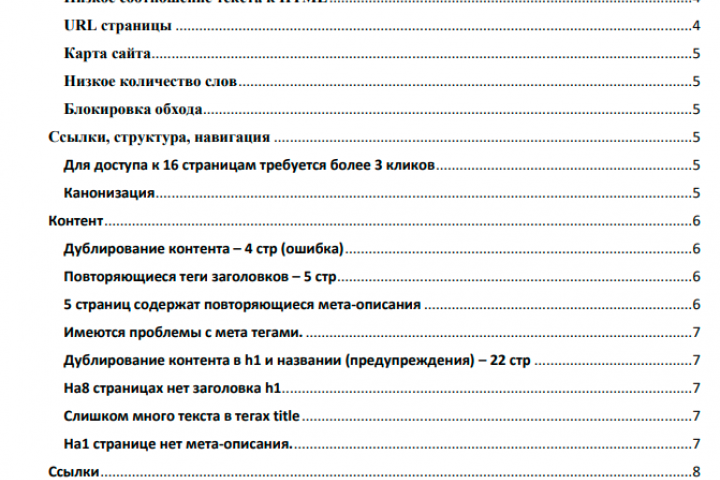 Аудит сайта