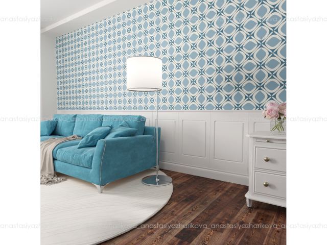 Визуализация элементов декора в интерьере