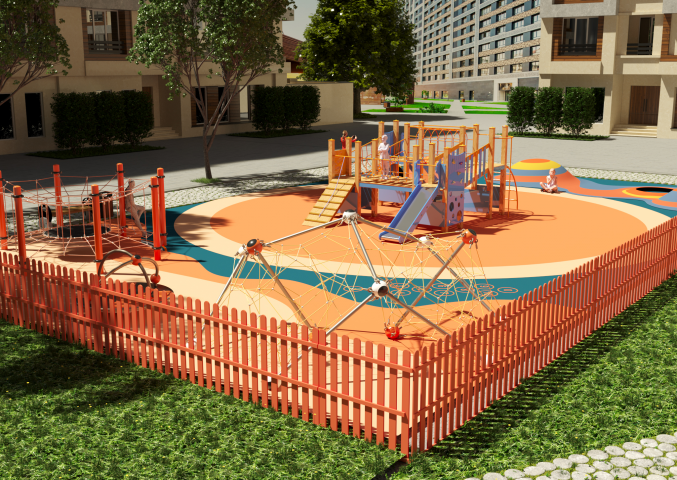 Проект внутри дворового пространства