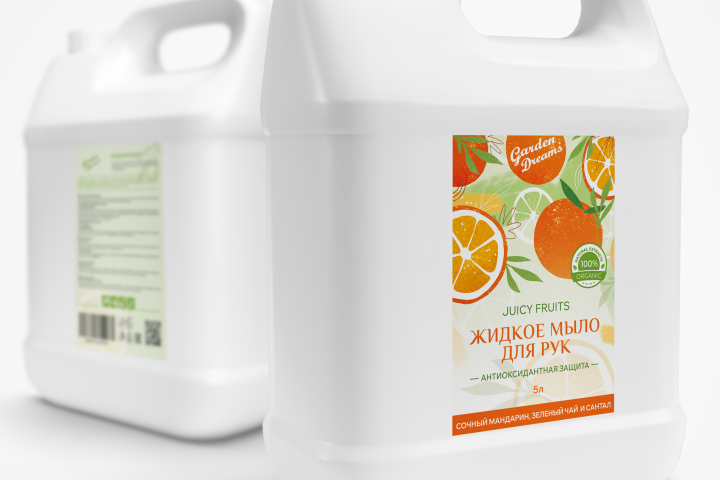 Этикетка для жидкого мыла-пенки