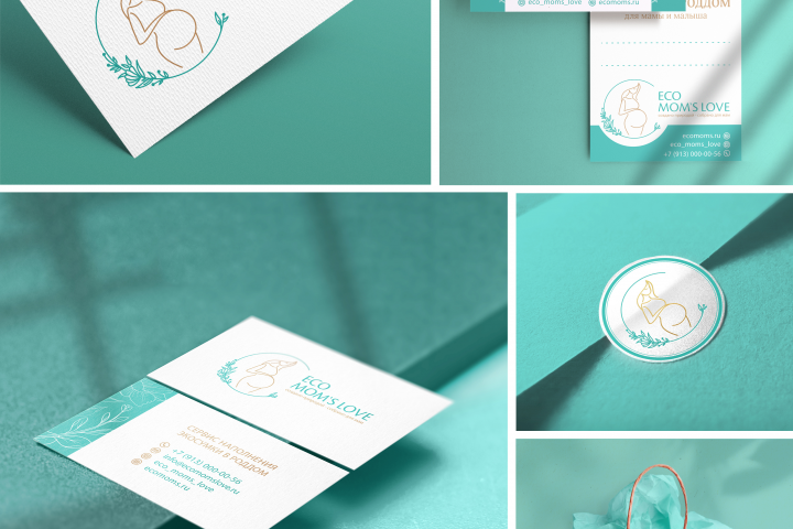 Фирменный стиль для Eco Mom's Love