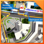 3D карта проезда