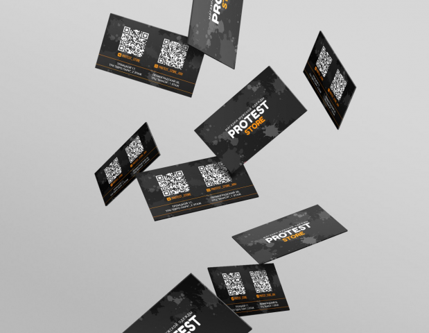 Визитки Protest Store