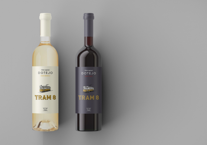 Этикетка для вина Tram 8