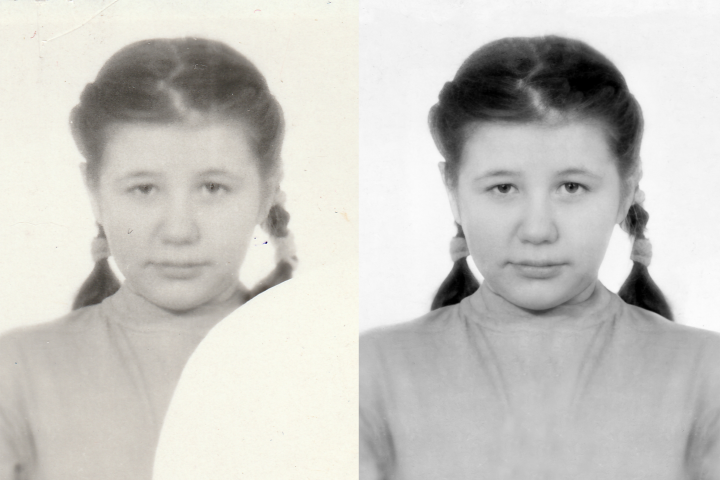 Реставрация старой фотографии