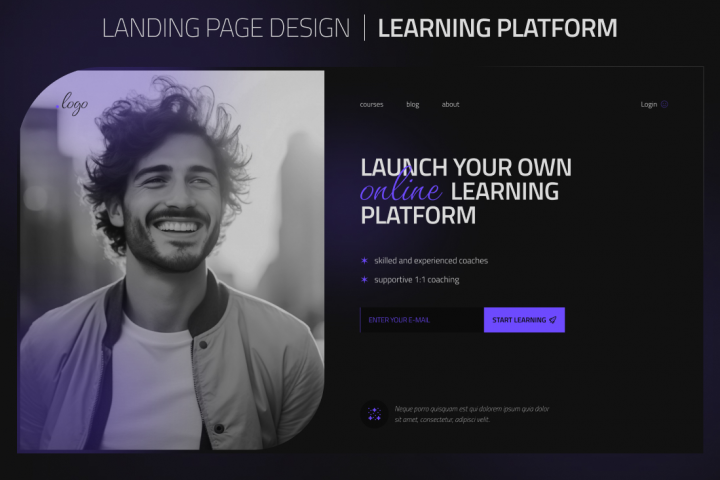 Дизайн лендинга