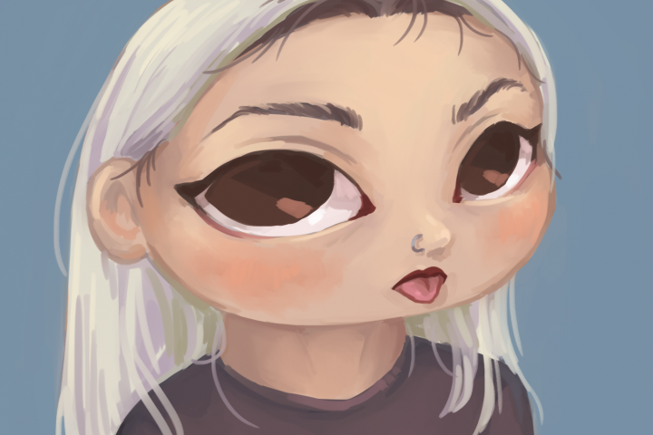 Стилизованный портрет девушки