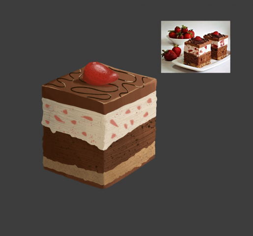 Иллюстрация "Пирожное"